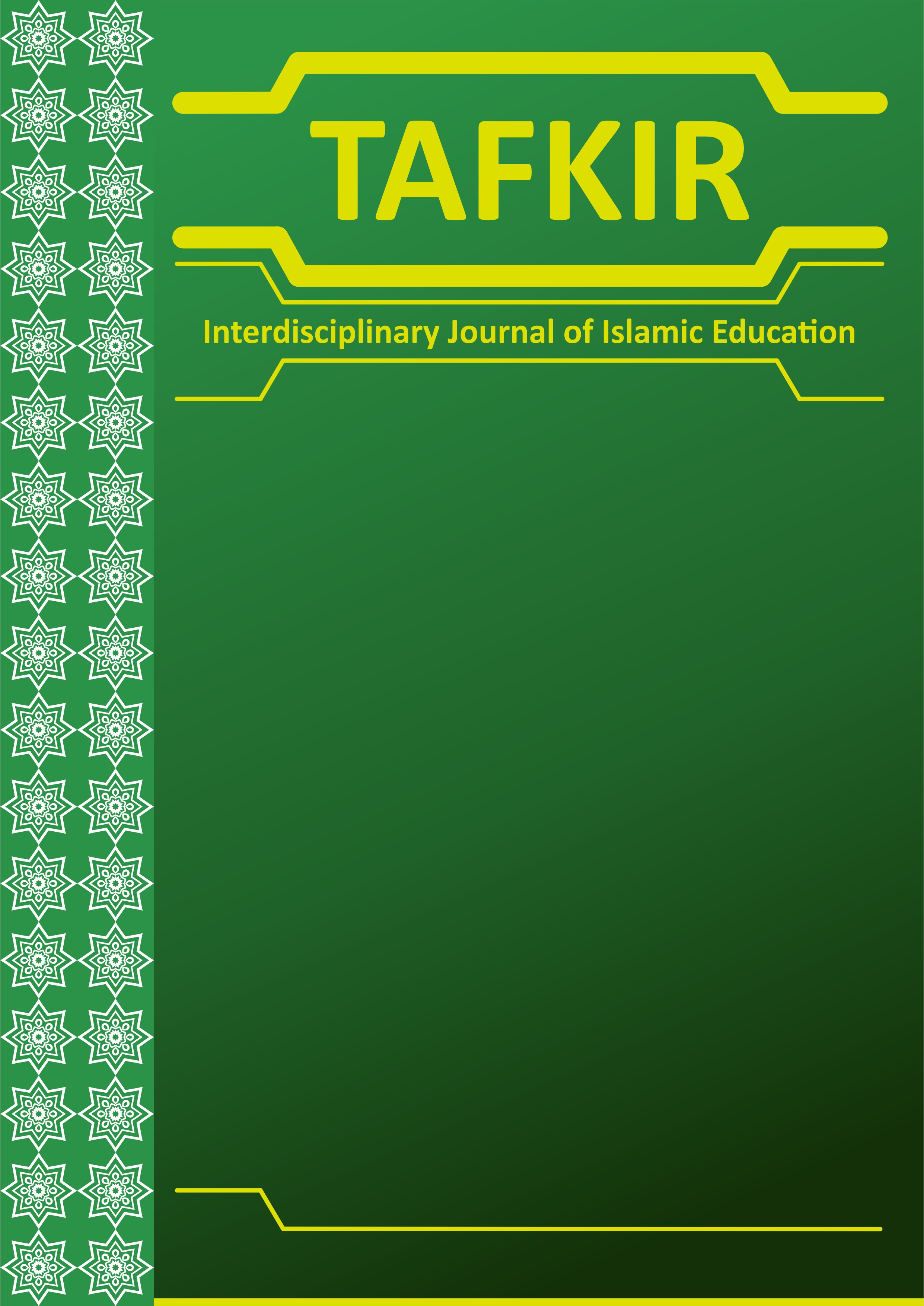 					View Vol. 3 No. 2 (2022): Islamic Education
				